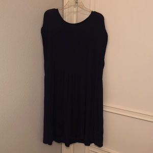 Navy blue babydoll dress size M from Tobi